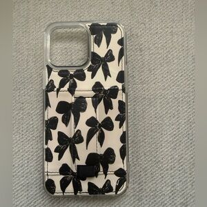 Wallis Black Bow Pattern Phone Case
